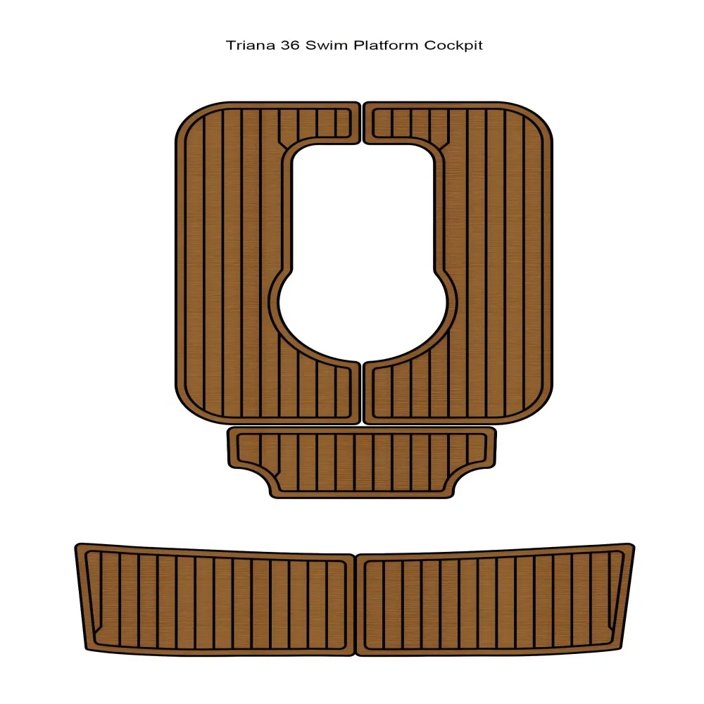 Платформа для плавания Triana 36 лодка кокпита EVA искусственная пена тиковая палуба