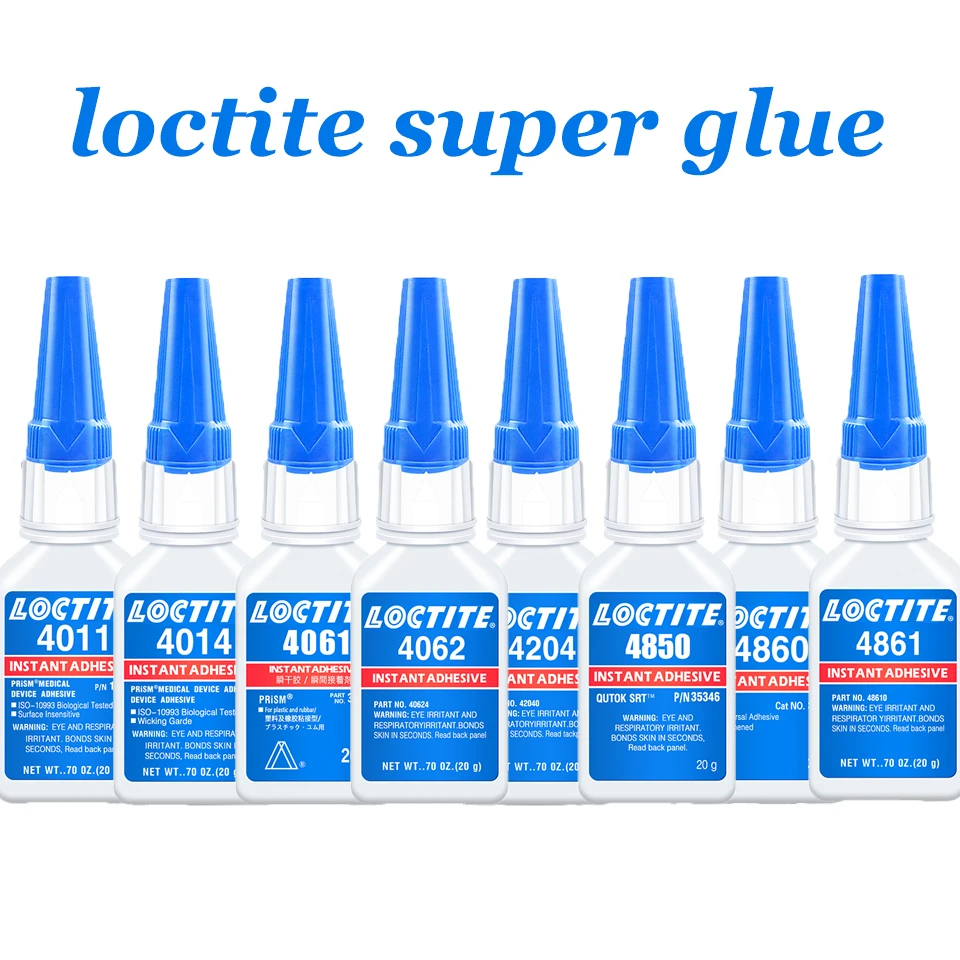 

3pcs Super glue loctite 495 406 401 435 460 496 quick drying super strong all-purpose glue for plastic rubber metal paper wood