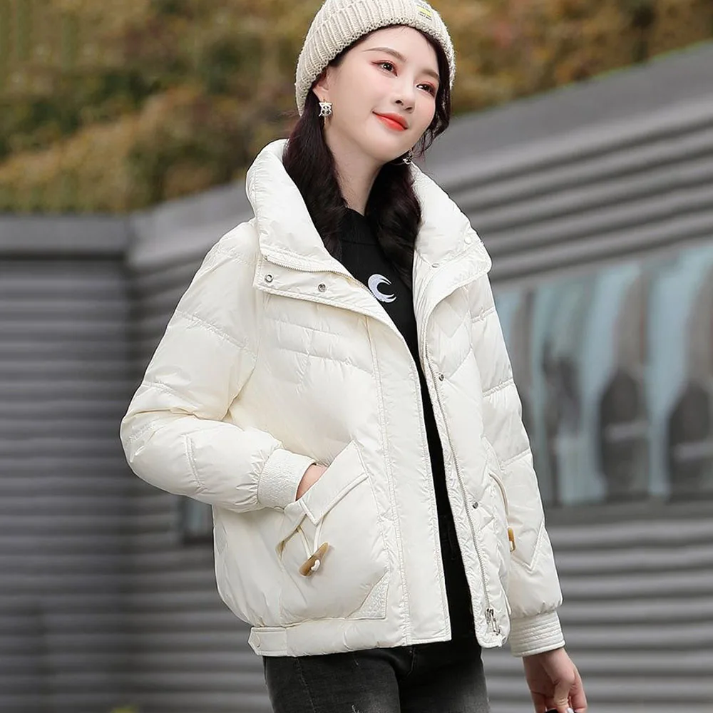 Парка женские пальто куртки 2022 зимняя новая одежда с хлопковой подкладкой Стразы