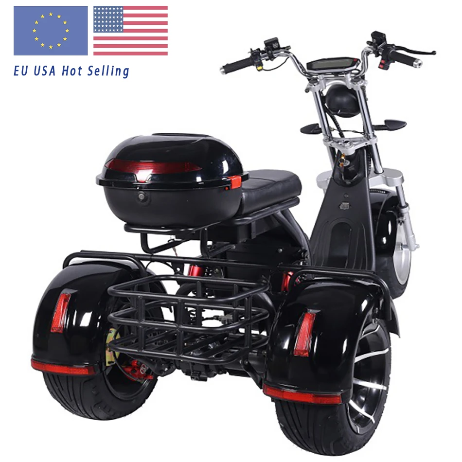 Горячая Распродажа складская EEC COC взрослая трехколесная тележка для гольфа Citycoco