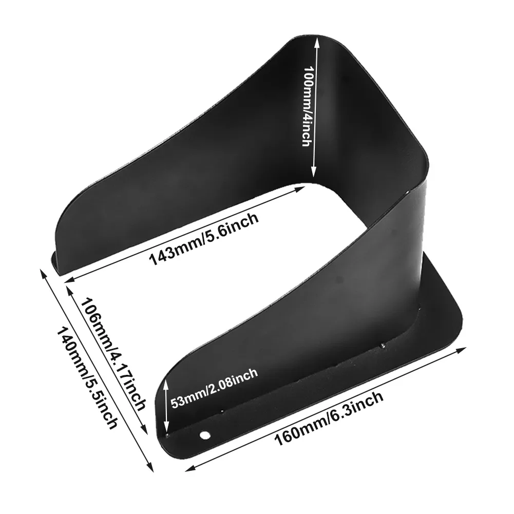 

Устойчивый к ржавчине водонепроницаемый дождевик многоцелевой черный легко устанавливаемый прочный дом для дверного звонка холоднокатан...