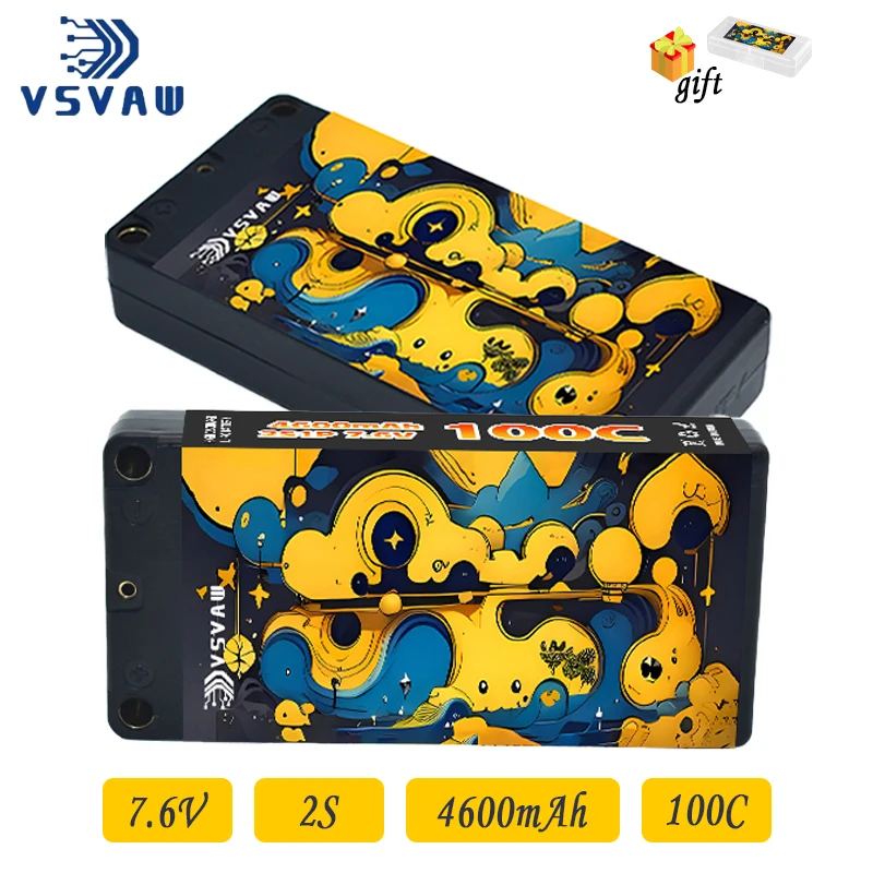 Аккумулятор VSVAW 2S 7 6 В 4600 мАч HV Lipo
