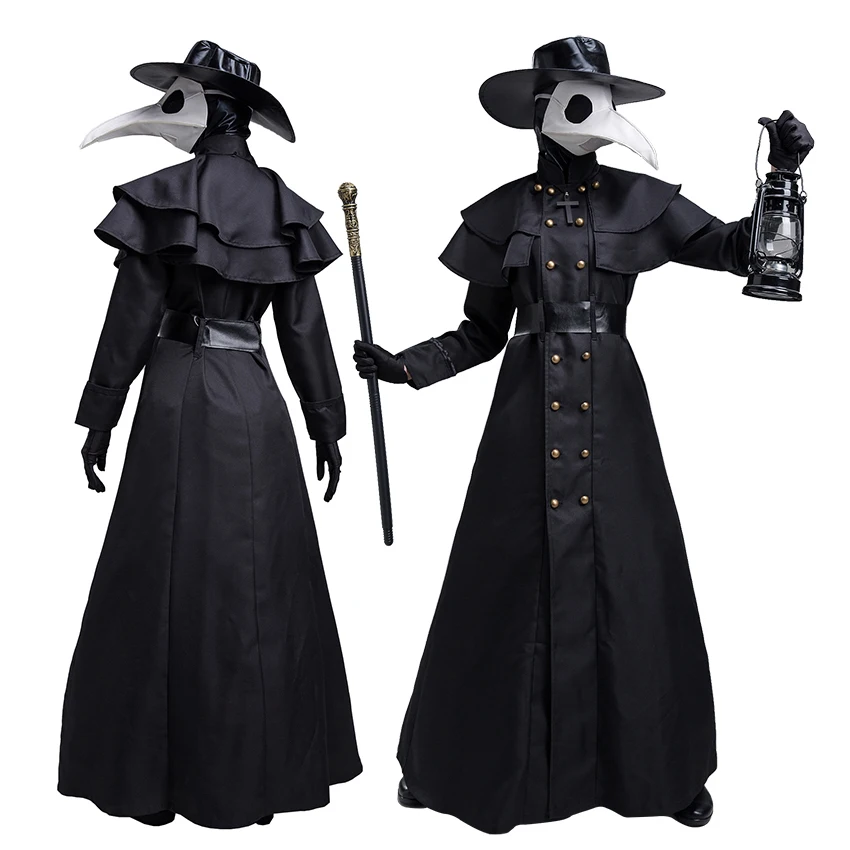 Чумного доктора костюмы на Хэллоуин для женщин Христа ведьмы косплей Женский