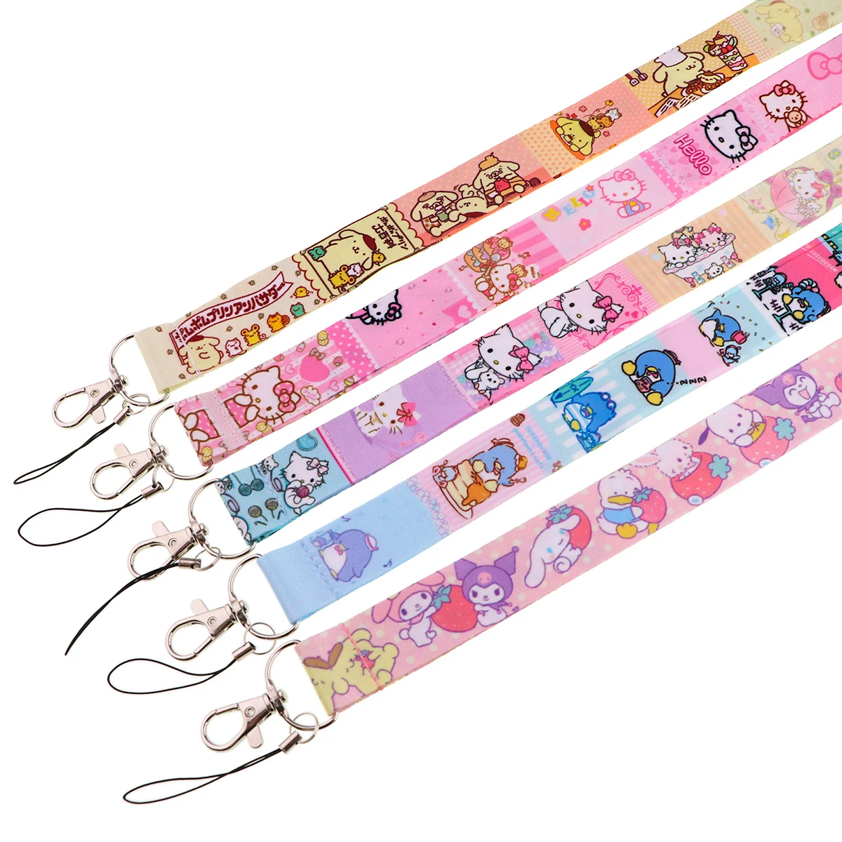 

Anime Pretty Lanyards for Key Neck Strap lanyard Card ID Badge Holder Key Chain Key Holder Hang Rope Keyrings Accessories Gifts