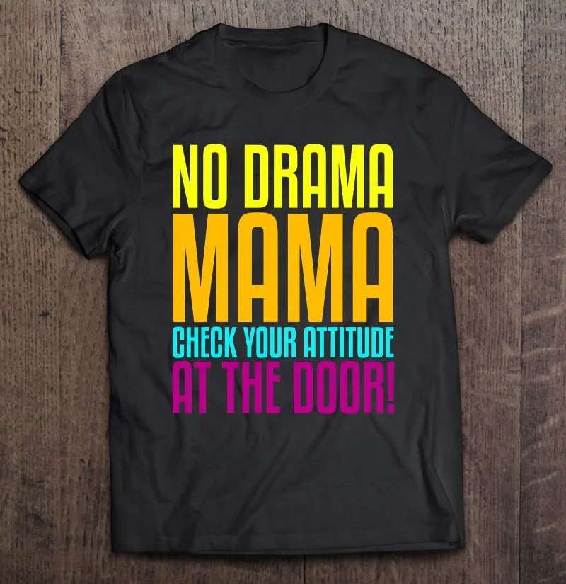 

Футболка мужская оверсайз с надписью «No Drama Mama»