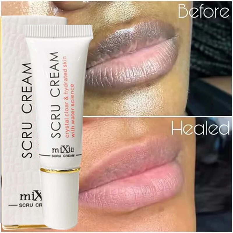 

Magic Lip Lighten Scrub Remove Dull Dark Black Lip Balm Exfoliating Fade Lips Lines Anti-Crack Moisturizing Brighten Repair Care