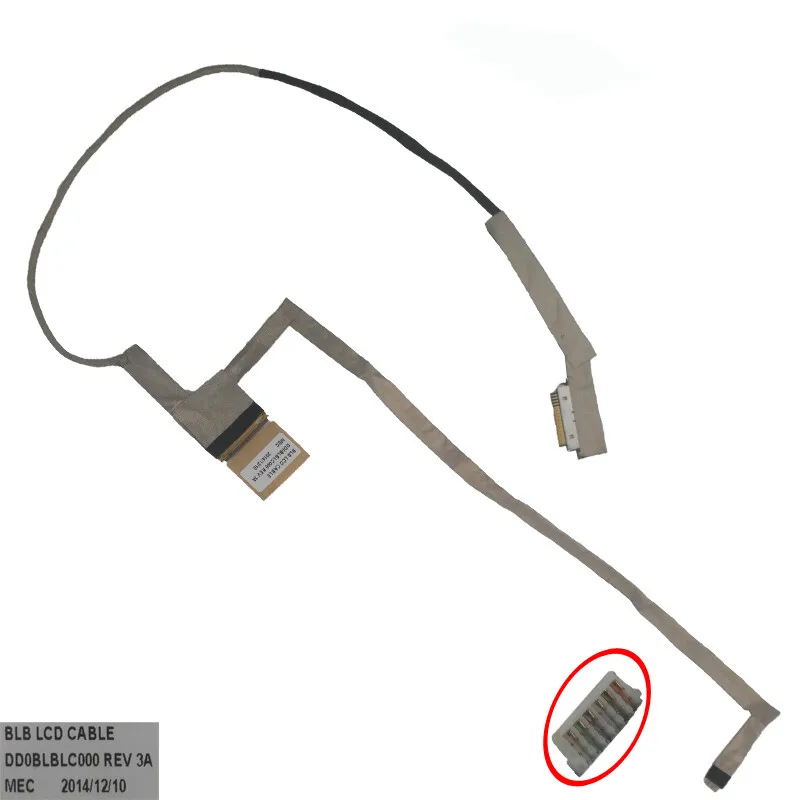 Фото Кабель для ЖК-дисплея H FOR TOSHIBA Satellite L755 L755D L750 L750D 15,6 дюйма, протестированный, DD0BLBLC000 №1