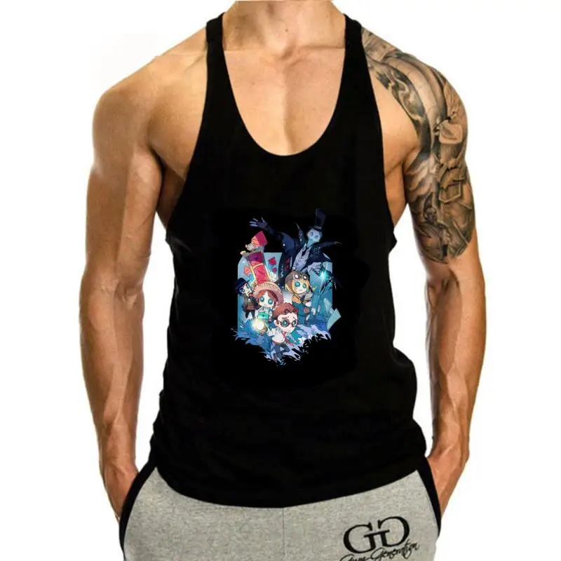 

Мужской Топ без рукавов, унисекс, стиль аниме