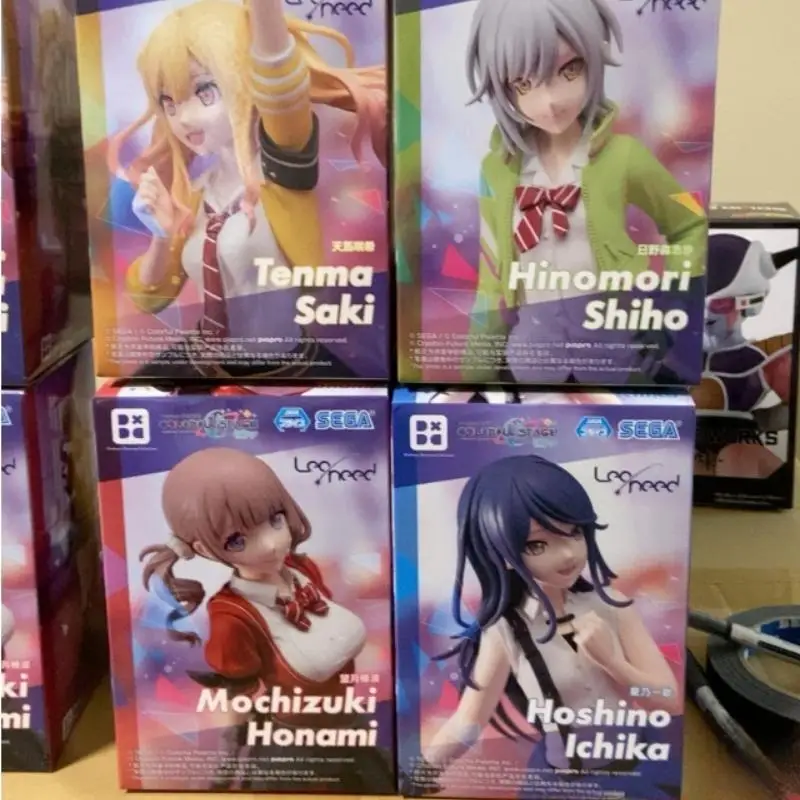 Фото Оригинальная аниме-фигурка Sega Hatsune Miku, красочная сцена, Tenma Saki Hoshino Ichika Hinomori Shiho Desktop X, украшение, коллекции №1