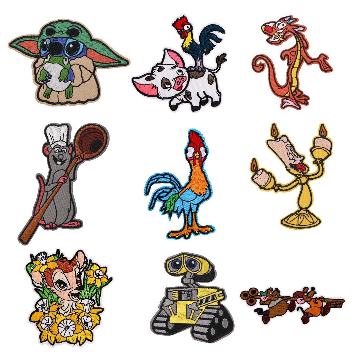 Лидер продаж мультяшная серия патчи с вышивкой термоклейкие для одежды курток