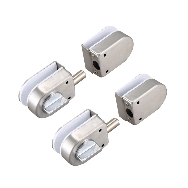 

Hot YO-2X Stainless Steel,Glass Door Latches Lock/Bolt,138A ,Without Drilling,For Double Glass Door, Frameless Glass Door