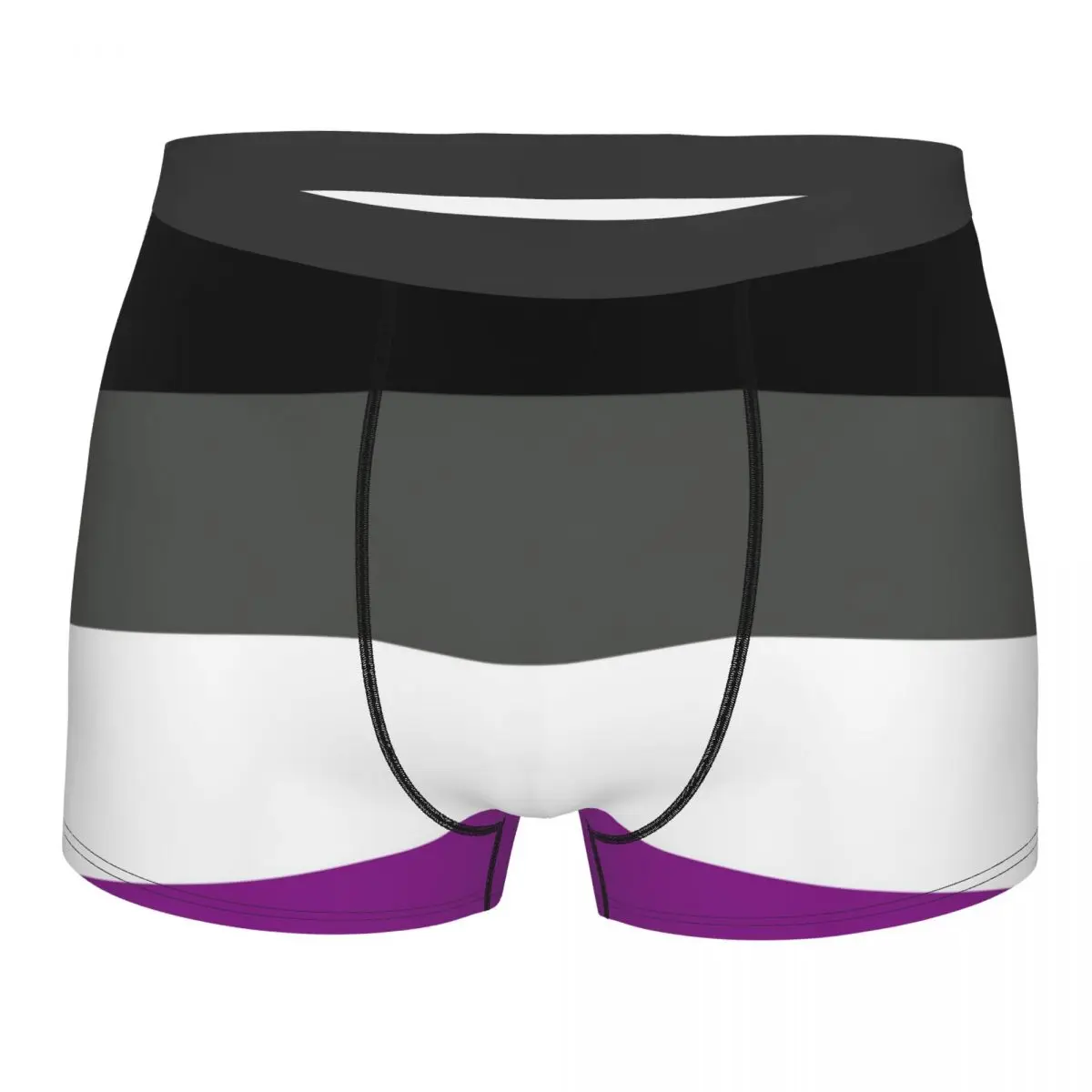 

Забавные боксеры Ace Asexual Pride Flag, трусы, мужское нижнее белье, дышащие трусы для мужчин