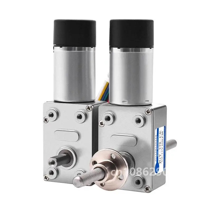 4632-370 Червячный мотор-редуктор постоянного тока 6 В 12 24 с двойным валом и высоким