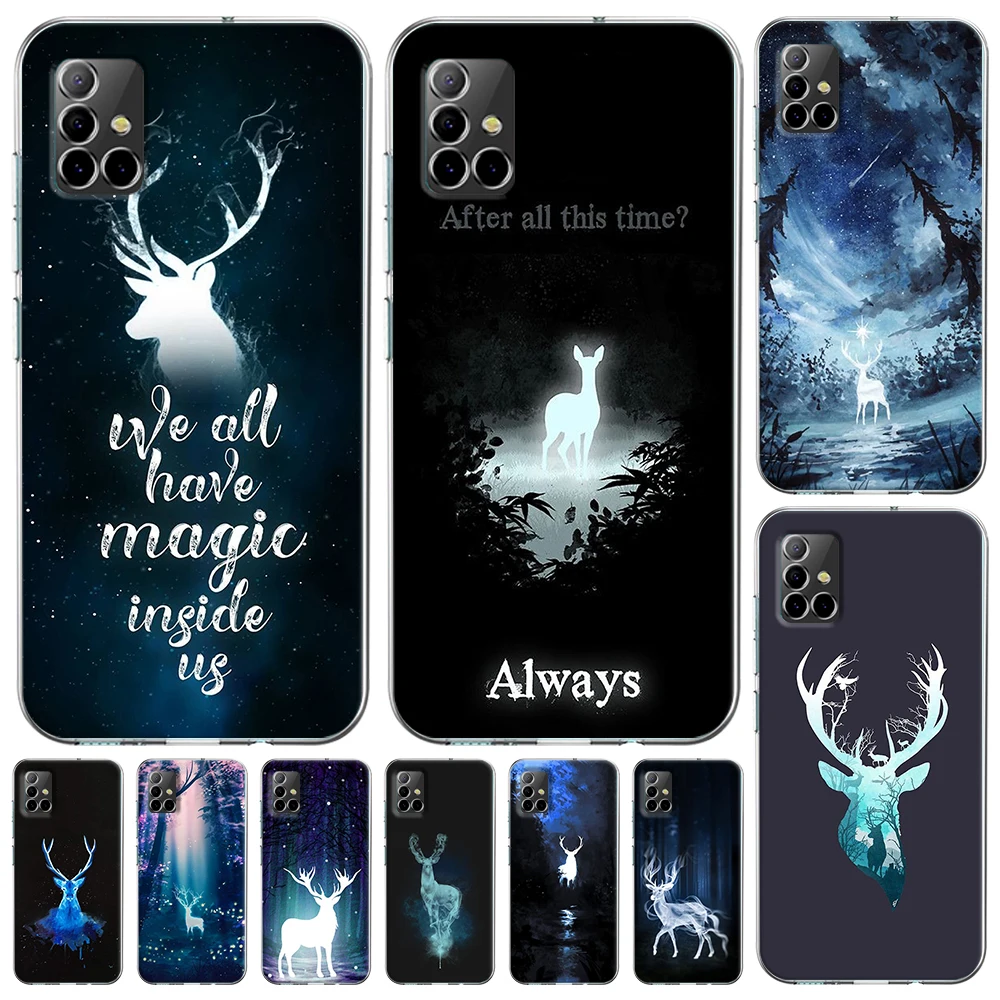 

Deer Art Poster Case for Xiaomi Poco X3 NFC F3 Pocophone F1 M3 F2 M2 Redmi Note 10 Pro 9s Mi 11 Lite Transparent Soft Cover