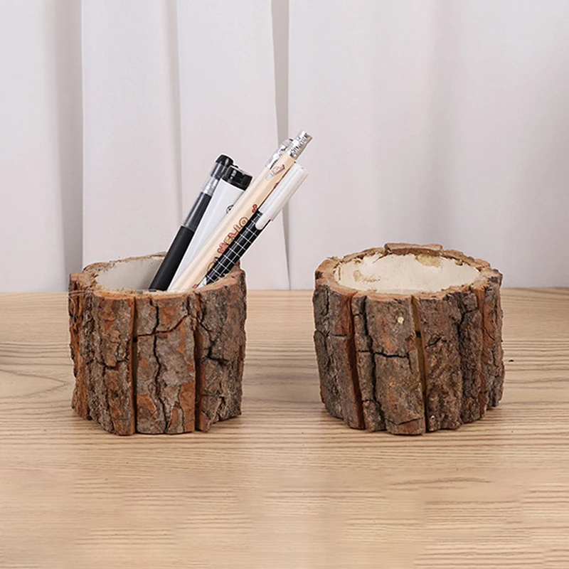 

Multifunctional Wooden Office Organizer Fashion Lovely Simplicity Design Pencil Holders Desk Office Accessories Pen Holder