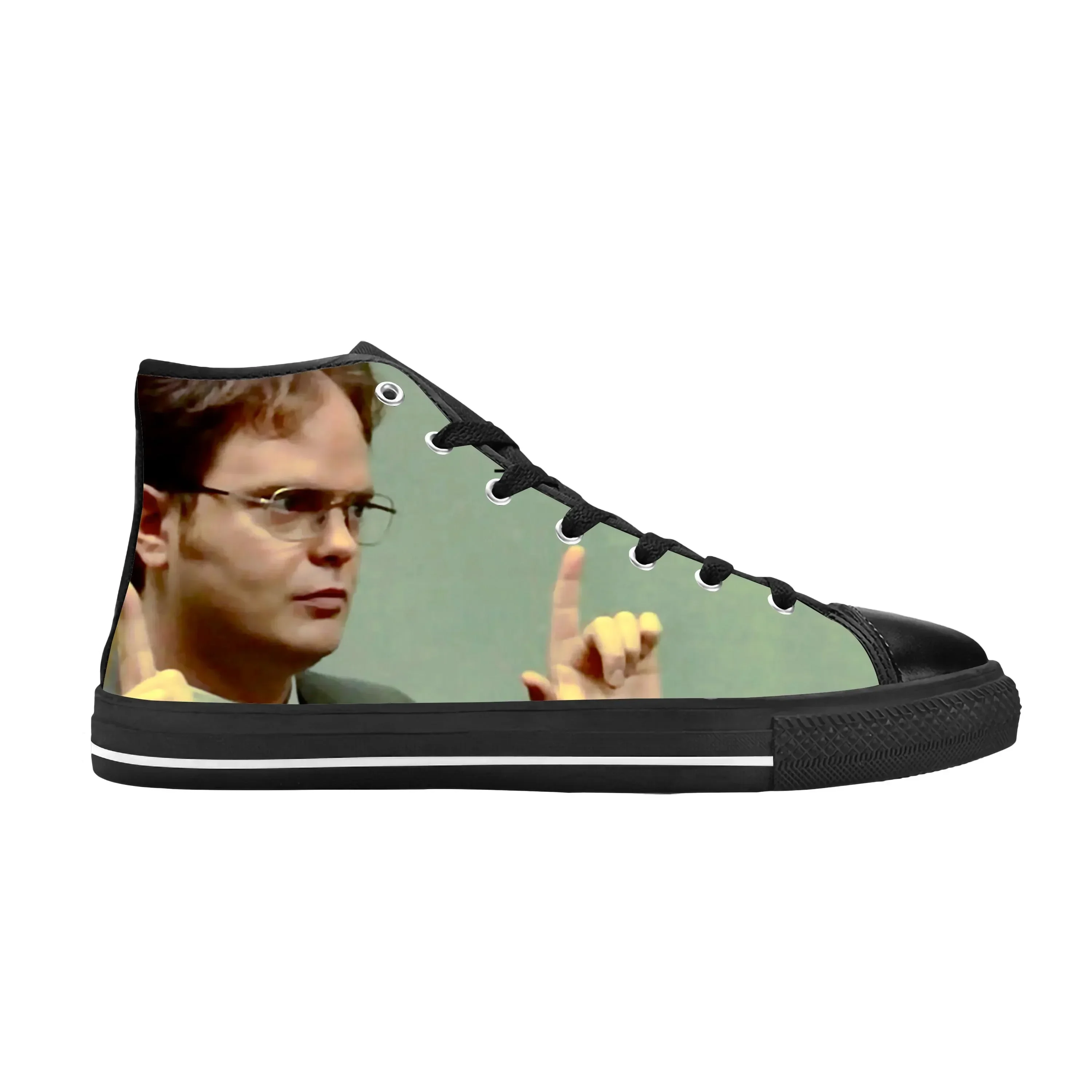 Фото Повседневная тканевая обувь The Office TV Show Michael Scott Dwight Schrute, удобные дышащие кроссовки с 3D-принтом для мужчин и женщин №2