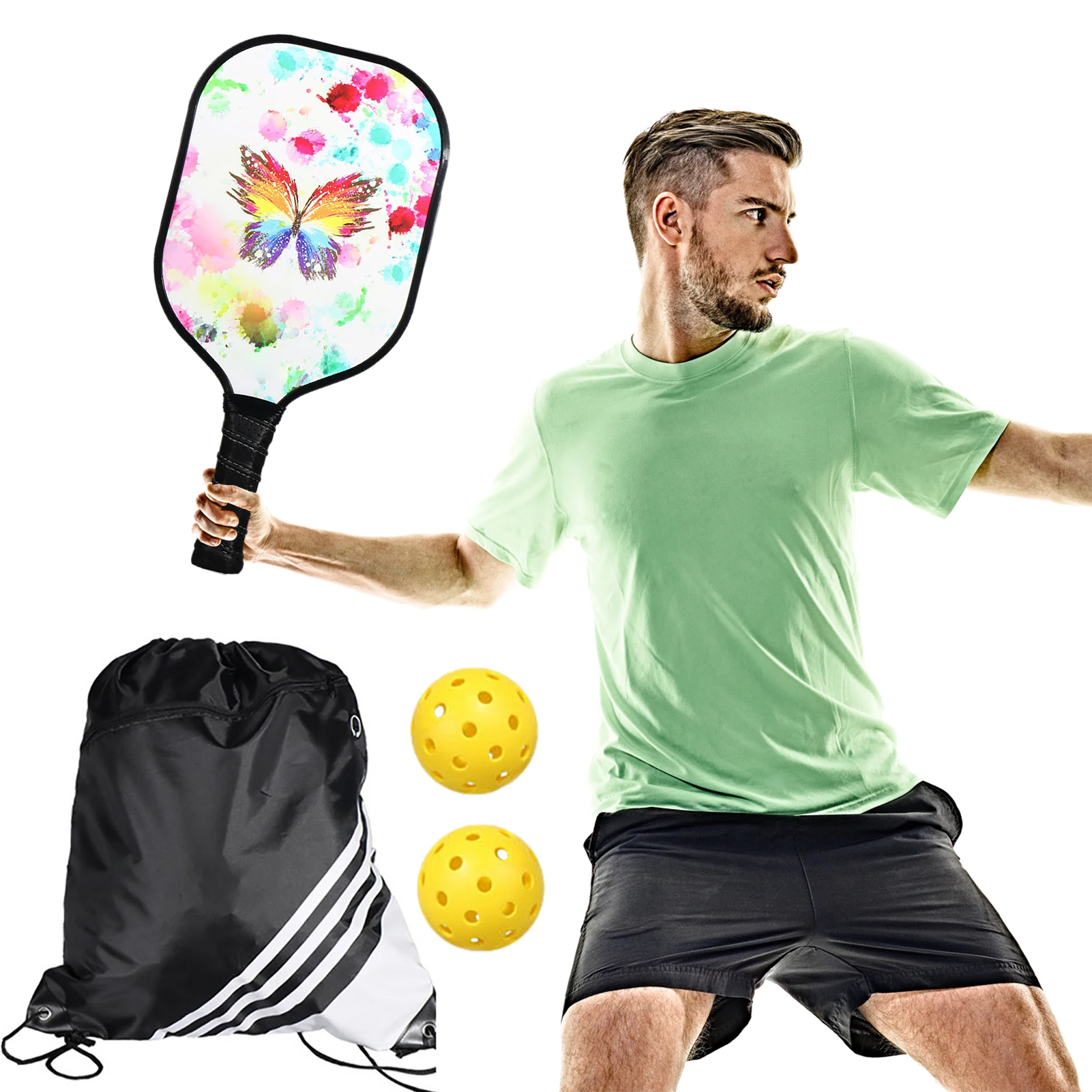 

Outdoor Summer Beach Racket Lightweight Long Grip Carbon Fiber Racket Durable Tennis Racket With Comfortable Ergonomic Grip