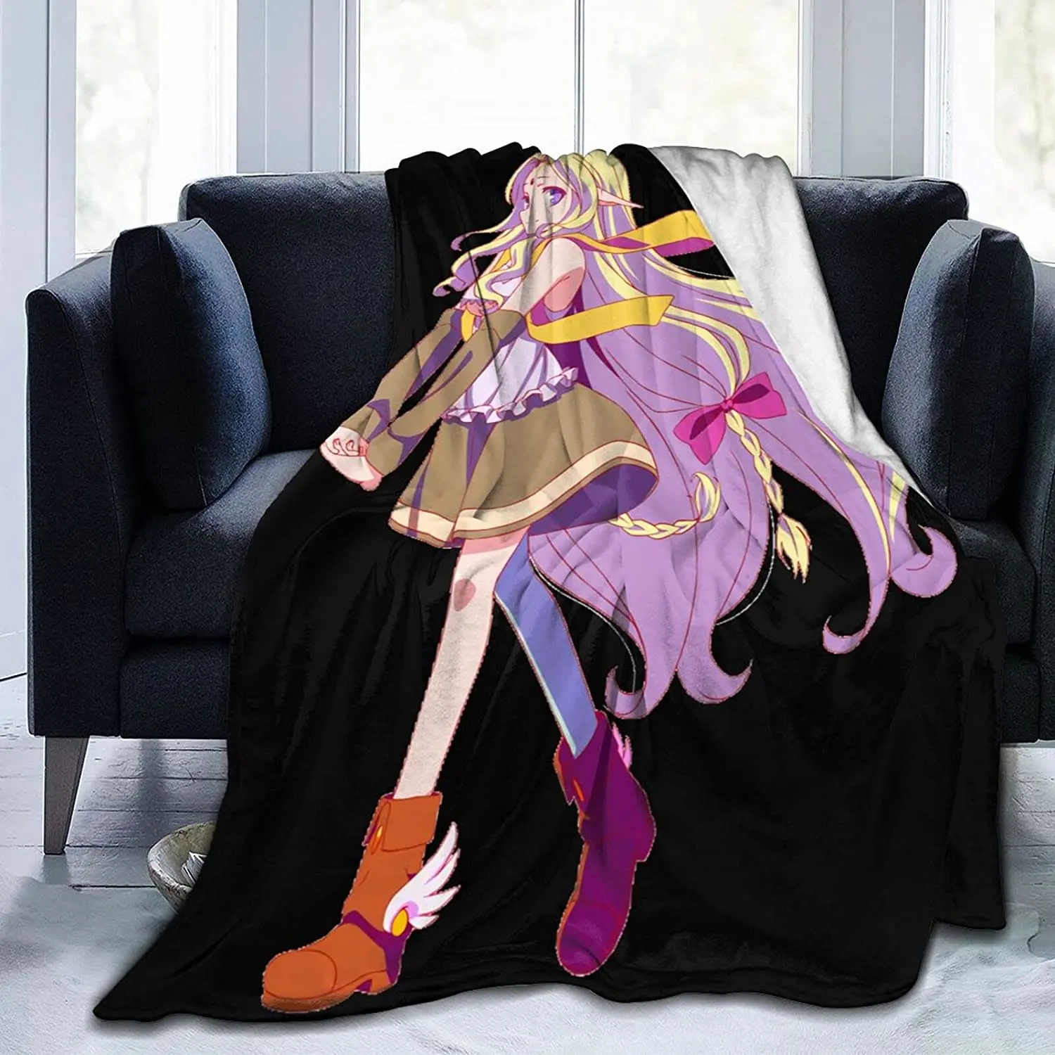 

Chlammy Zell Fluffy Soft and Comfortable Blanket, Anime Warm Embrace of Sympathy