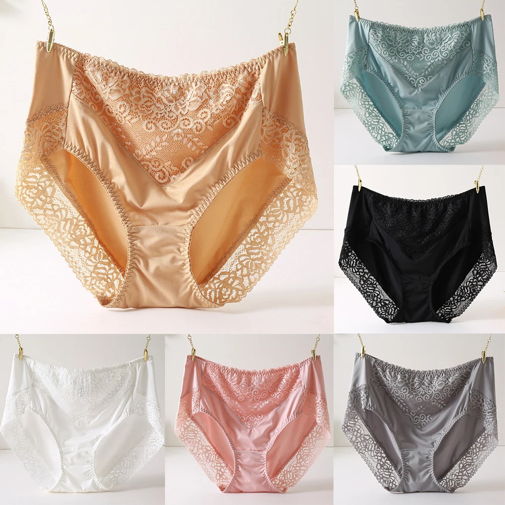 Женские трусики размера плюс мягкое Удобное повседневное нижнее белье с