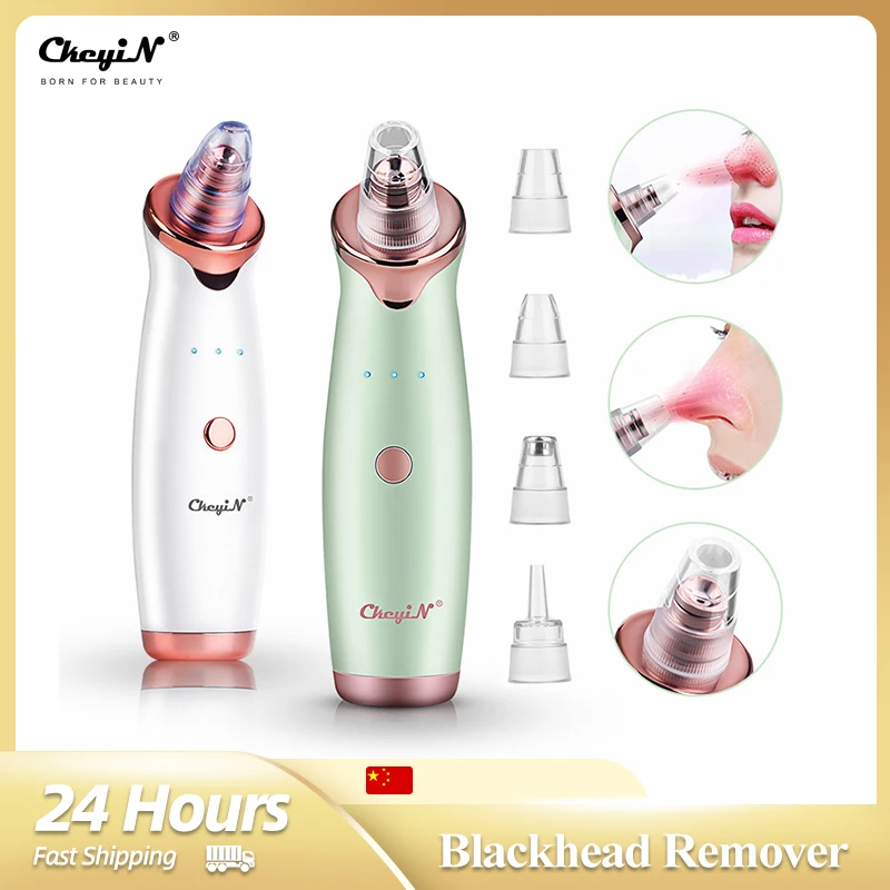 

CkeyiN Blackhead Remover Vacuum Nose Face Deep Cleaner Pore Acne Pimple Whitehead Suction Facial Beauty Cleansing Skin Care Tool