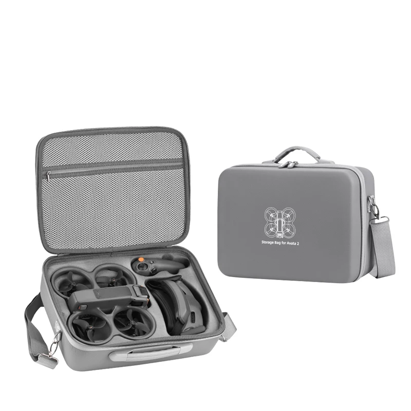 Фото Дорожный чехол для DJI Avata 2 Goggles 3, водонепроницаемая сумка-кроссбоди для хранения, противоударный защитный кейс, аксессуары для дронов №1