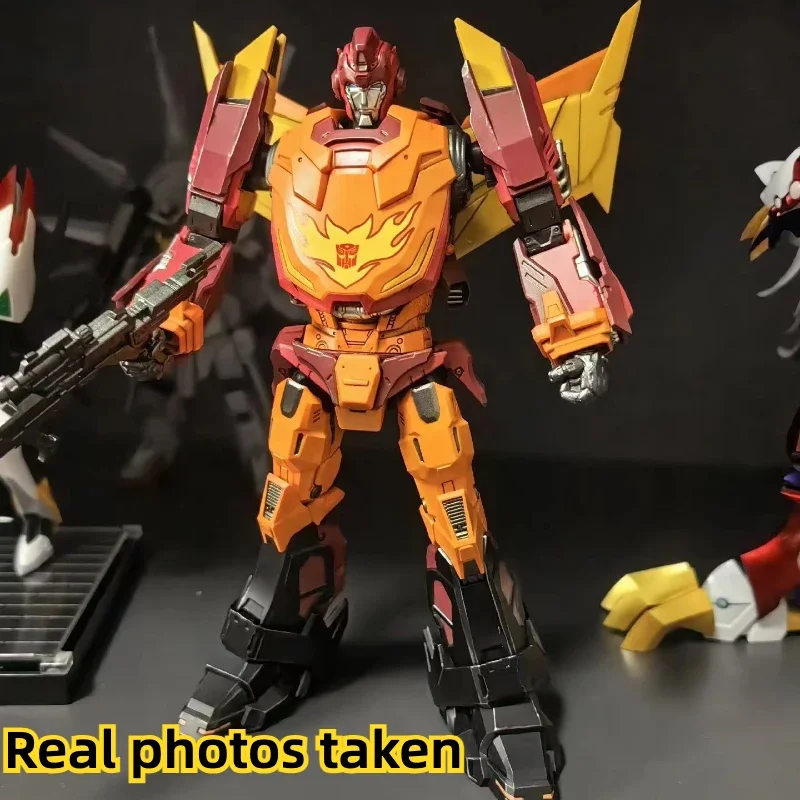 В наличии Трансформер ThreeZero 3A G1 MDLX Rodimus Prime Hot Rod высококачественные экшн-фигурки