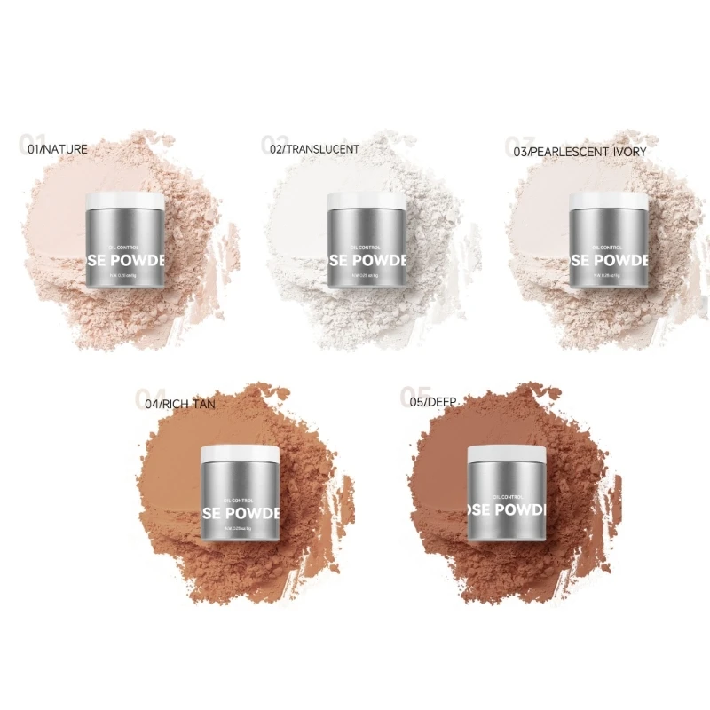 

Oil Control Makeup Powder Moisturizing Brightening Press Powder Loose Powder