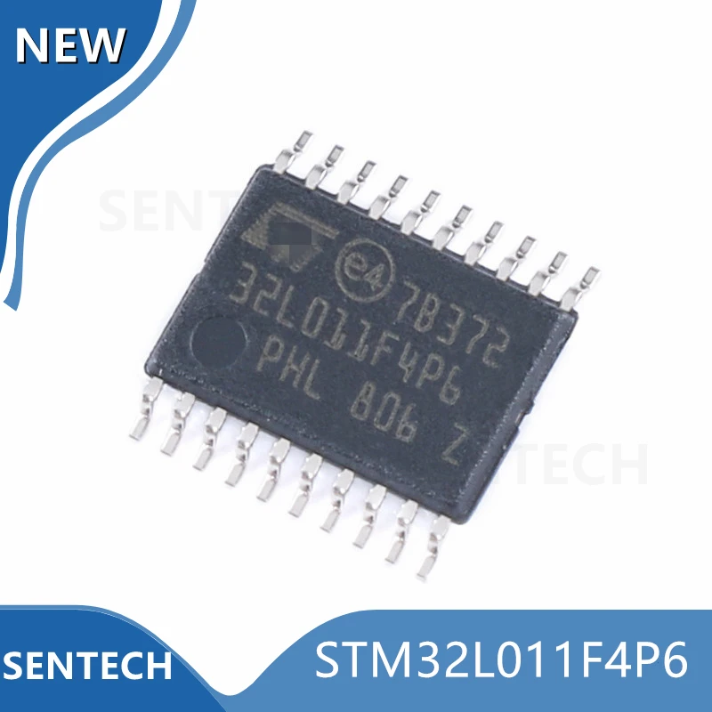 

10pcs/lot 100% Original New STM32L011F4P6TR STM32L011F4P6 32L011F4P6 TSSOP20 ARM cortex-m0 + 32 bit microcontroller -MCU