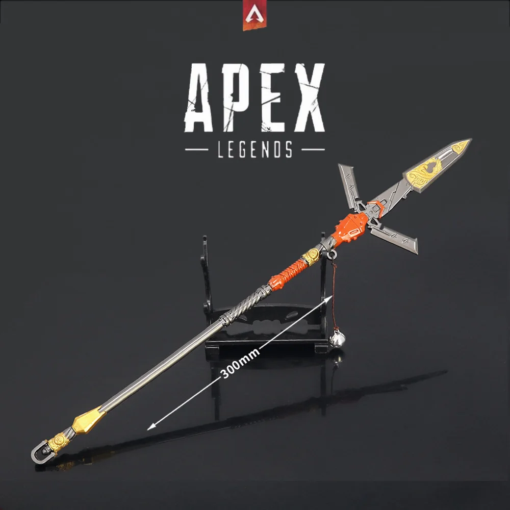 

22 см Apex Legends валкири рехимия Кари Имахара наследие копье меч сплав брелок игра Аниме оружие модели игрушки для детей