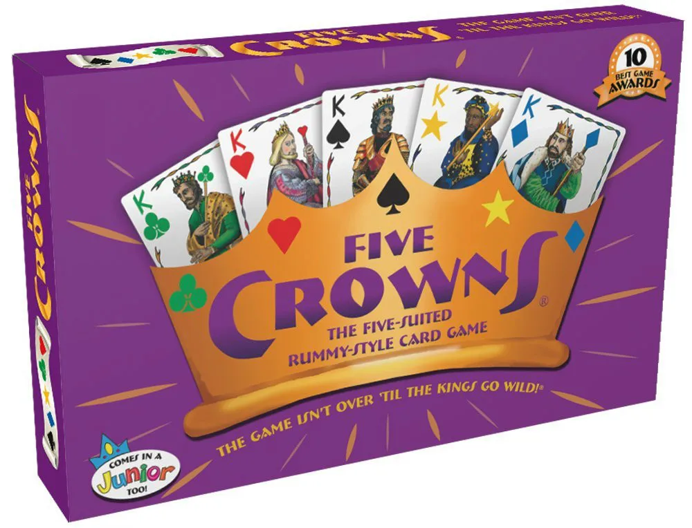 

Cards Game Five Crowns Card Board Game Funny Friends Family Interactive Game