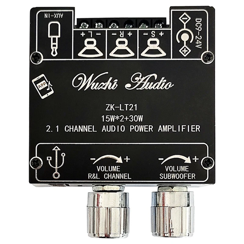 ZK-LT21 Bluetooth цифровой модуль платы усилителя 2 0 стерео двухканальный 15 Вт + 30 с