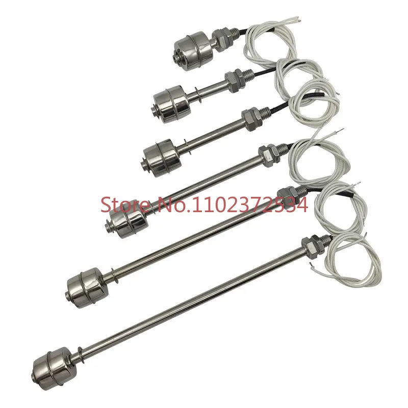 

2PCS High temperature stainless steel single float switch liquid level water level controller water level controller water tank