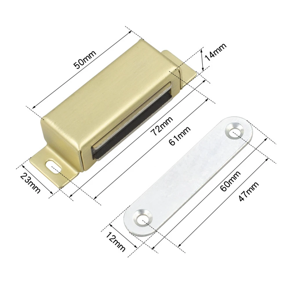 

Stainless Steel Cabinet Magnetic Door Catch Strong Heavy Duty Cupboard Magnets 20KG Door Cupboard Wardrobe Furniture Hardware