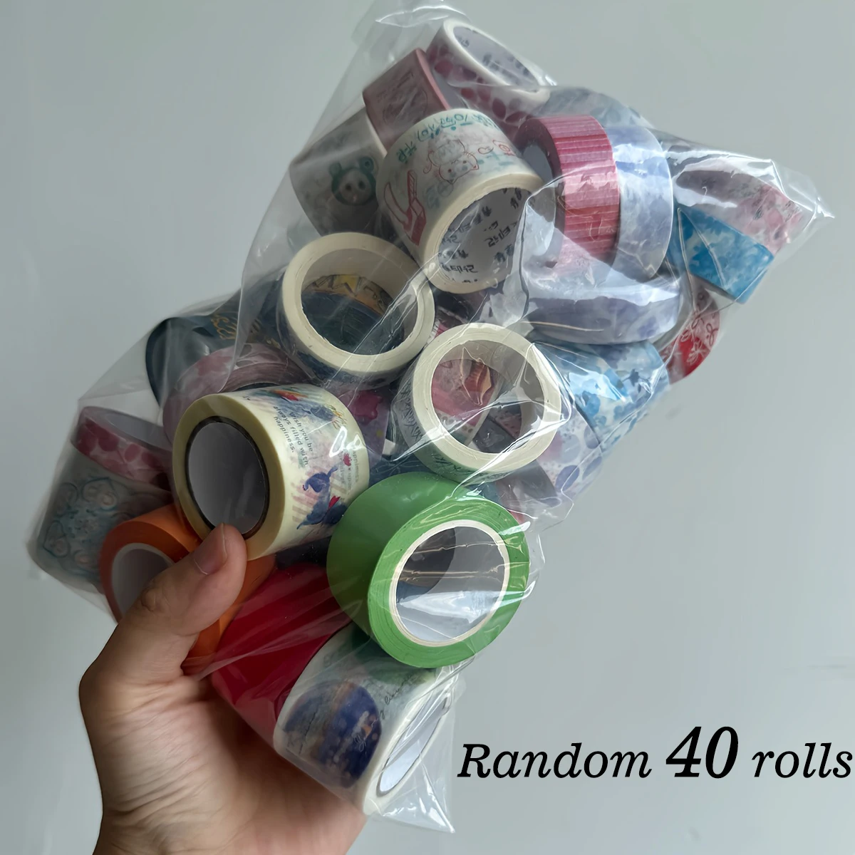 

Набор из 40 рулонов цветной клейкой ленты для творчества