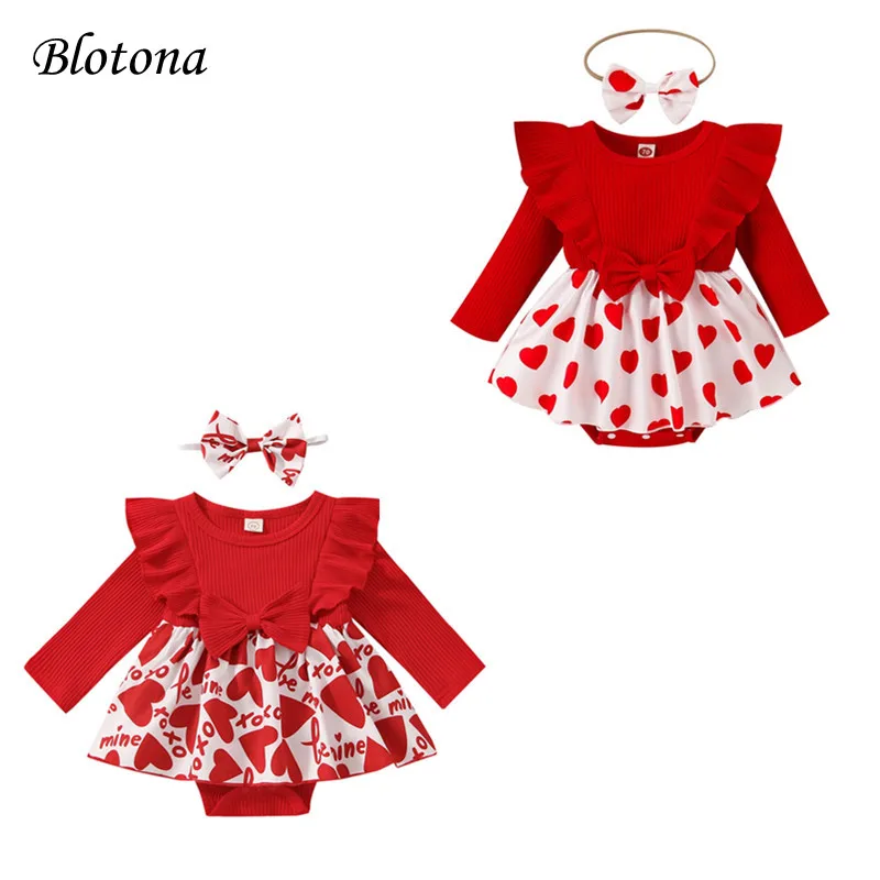 

Платье-комбинезон для девочек от 0 до 24 месяцев, с длинным рукавом