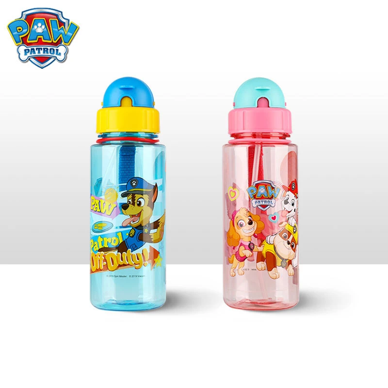 500ML Spin Master Cartoon Cups Kids Outdoor Portable Water PAW Patrol Tritan BPA Free High Capacity Baby Water Bottle Sippy Cup