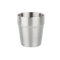 new stainless steel double layer mug beer mug anti fall thermal insulation hand cup beverage cup gift
