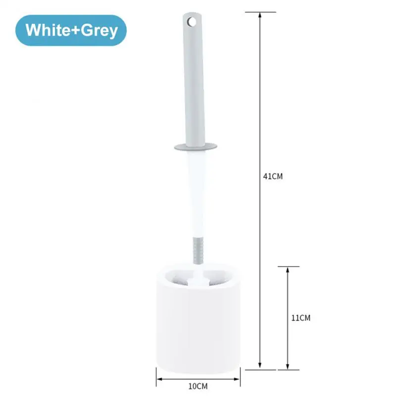 

Newest Toilet Brush Long Handle Flexible Brush Head Toilet Set Breathable Wholesale Bathroom Brush Toilet Holder 2023 Plastic