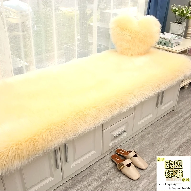 

Balcony window pad white bedroom bedside carpet makeup chair decorated plush sofa carpet tatami carpet rugs living room