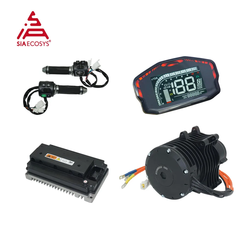 QS138 3000W V3 72V 110kmh комплект для преобразования среднего привода с системой