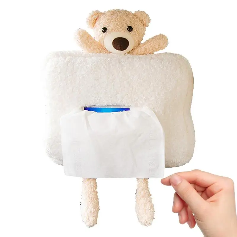 

Милая мультяшная автомобильная коробка для салфеток, креативный держатель для кролика, подлокотник для автомобиля, декоративные принадлежности для салона автомобиля