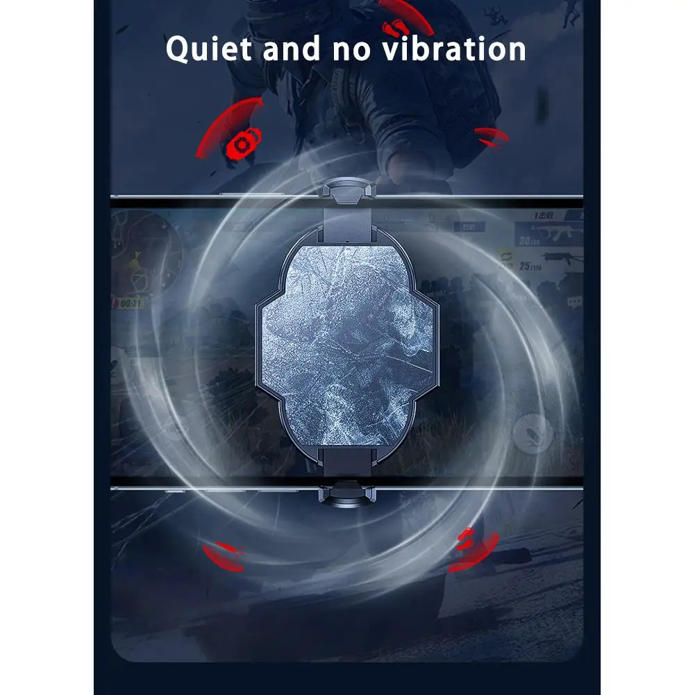 Dual-core Semiconductor Phone Radiator Portable Digital Display Silent Back Clip Phone Cooling Fan Cooler For Ios Android