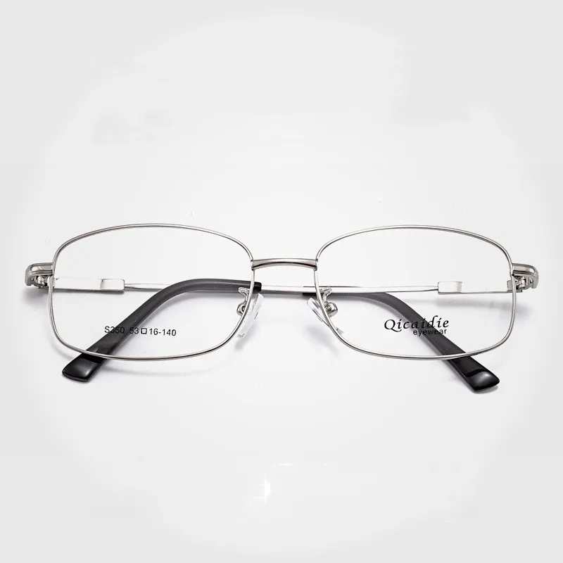 

Memory Alloy Business Men Optical Eyeglasses Frames Full Rim Unisex Spectacle Frame Ultra Light Myopia Presbyopia Eyewear S350
