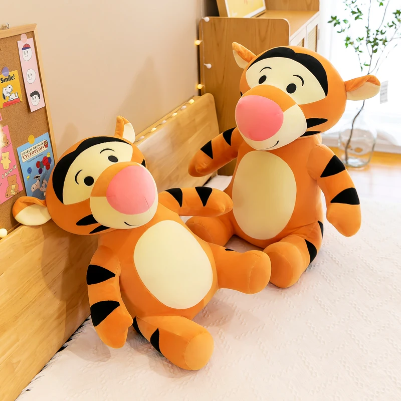 

60cm Cute Soft Tigger Plush Toys Office Nap Pillow Home Comfort Cushion Child Decor Christmas Gift Cotton Doll