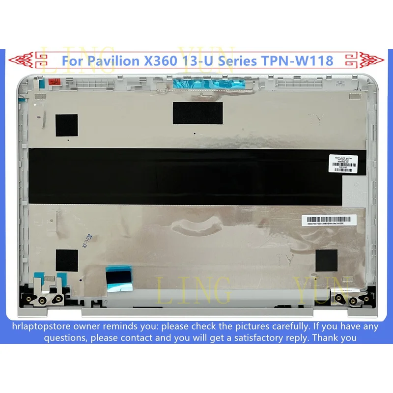 Фото Новая задняя крышка для HP Pavilion X360 13-U Series TPN-W118 LCD 856003-001 №2