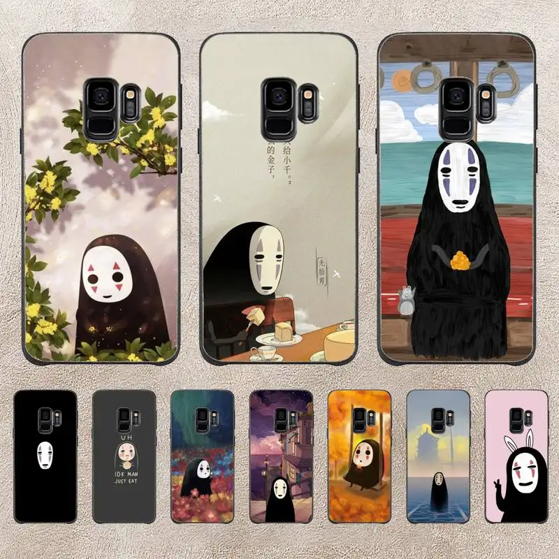 

Japan Anime Faceless Man Phone Case For Samsung Galaxy A51 A50 A71 A21s A71 A41 A70 A30 A22 A02s A53 A72 A73 5G Cover