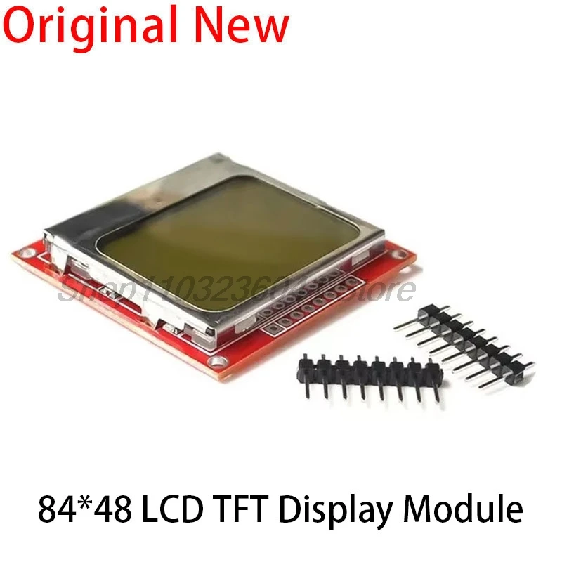 Высокое качество 84X48 84x84 ЖК-модуль красная плинтус белая подсветка адаптер