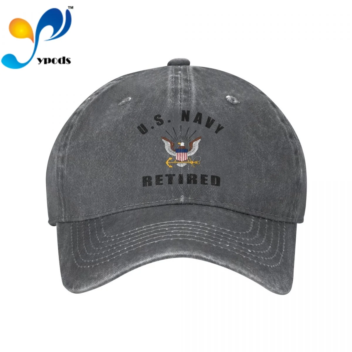 

U.S. NAVY RETIRED Denim Baseball cap Snapback Hats Autumn Summer Hat for Men Women Caps Casquette hats