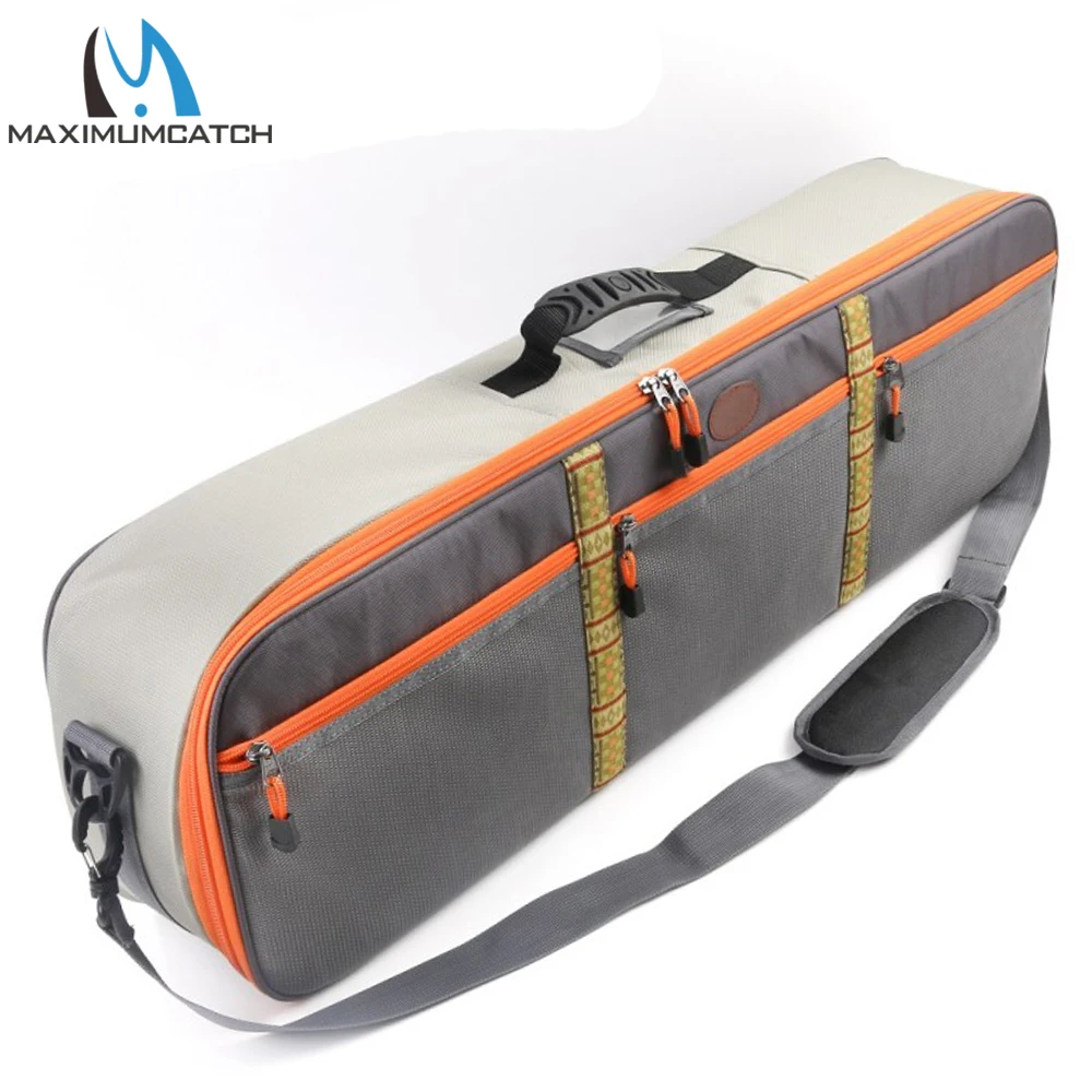 Enlarge Maximumcatch 80x25x14cm Fishing Travel Case Pack Adjustable Waterproof Fly Fishing Sling Bag