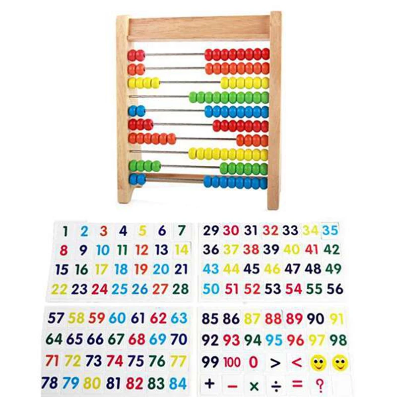 

Children's Arithmetic Teaching Aids Counting Stick Calculation Frame Abacus Educational Tool Teaching Frame